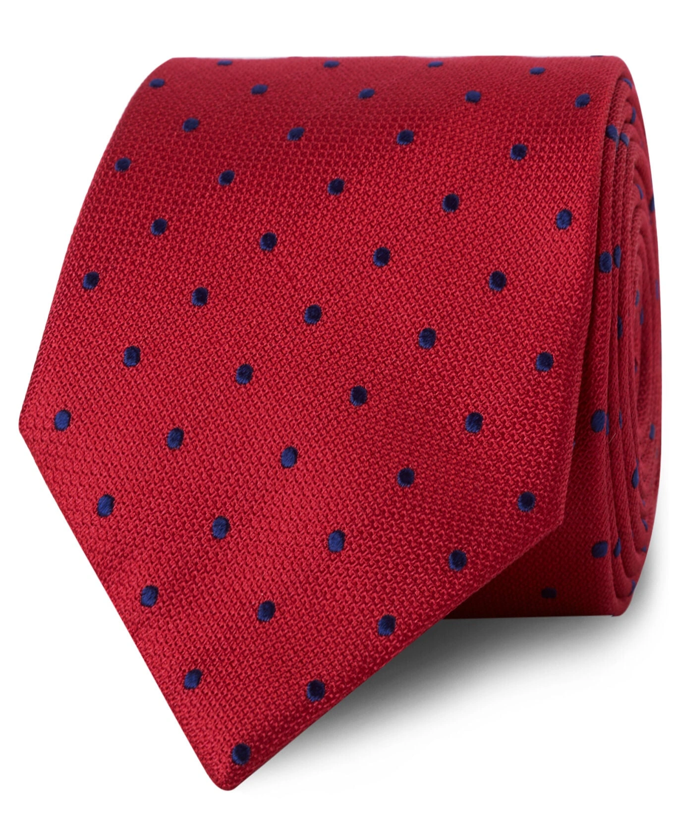 Nœud papillon satin rouge à pois marine élégant parfait pour votre style chic et audacieux